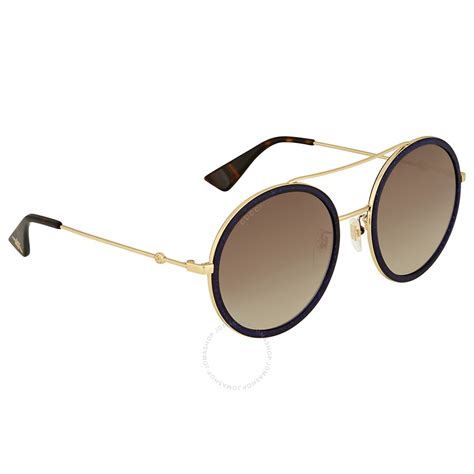 gucci round navy sparkle sunglasses|Gucci round sunglasses for men.